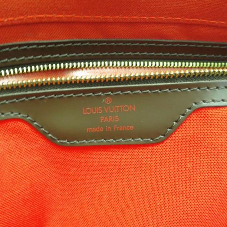 Pre Owned Louis Vuitton Damier Ebene Canvas Greenwich GM Bag