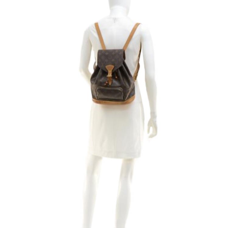 Pre Owned Louis Vuitton Monogram Canvas Montsouris Backpack MM