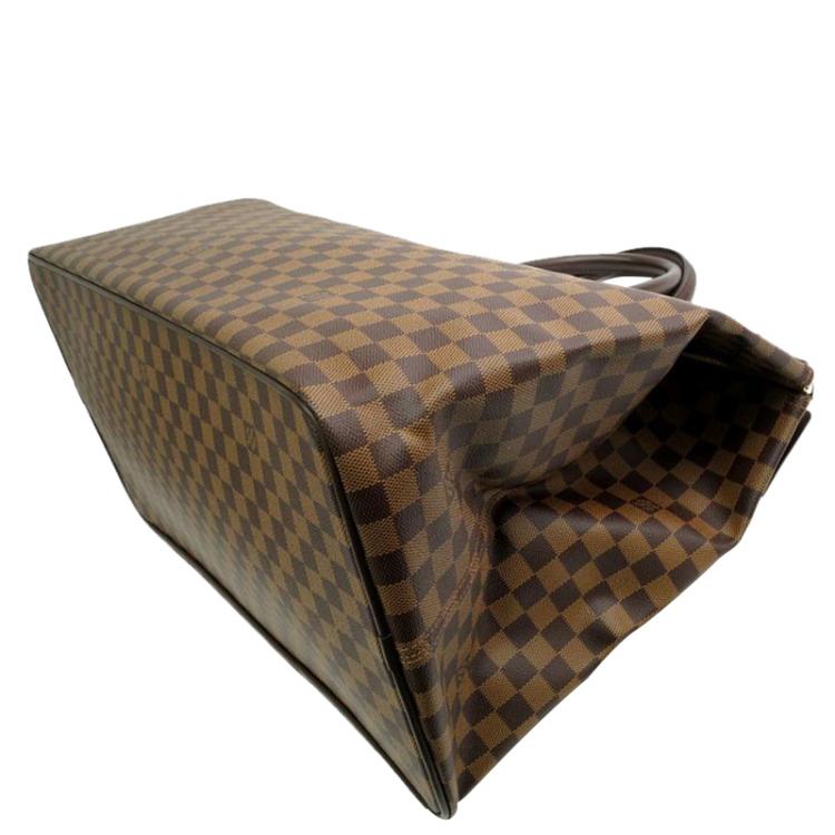 Pre Owned Louis Vuitton Damier Ebene Canvas Greenwich GM Bag