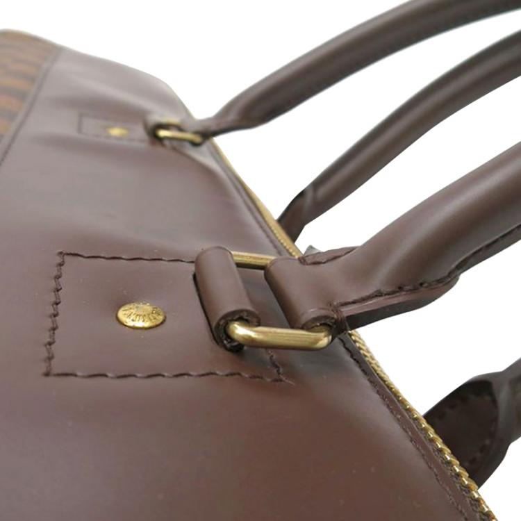 Pre Owned Louis Vuitton Damier Ebene Canvas Greenwich GM Bag