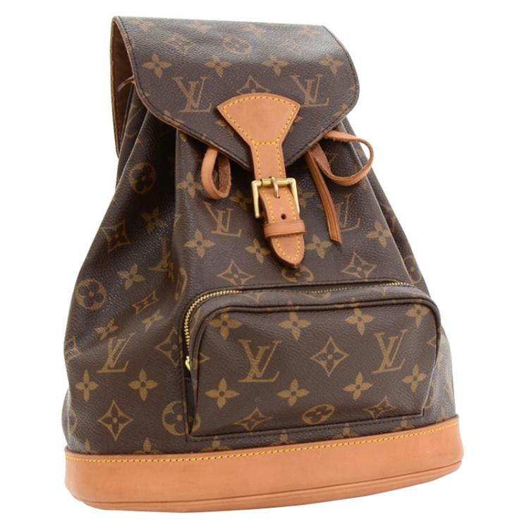 Pre Owned Louis Vuitton Monogram Canvas Montsouris Backpack MM 