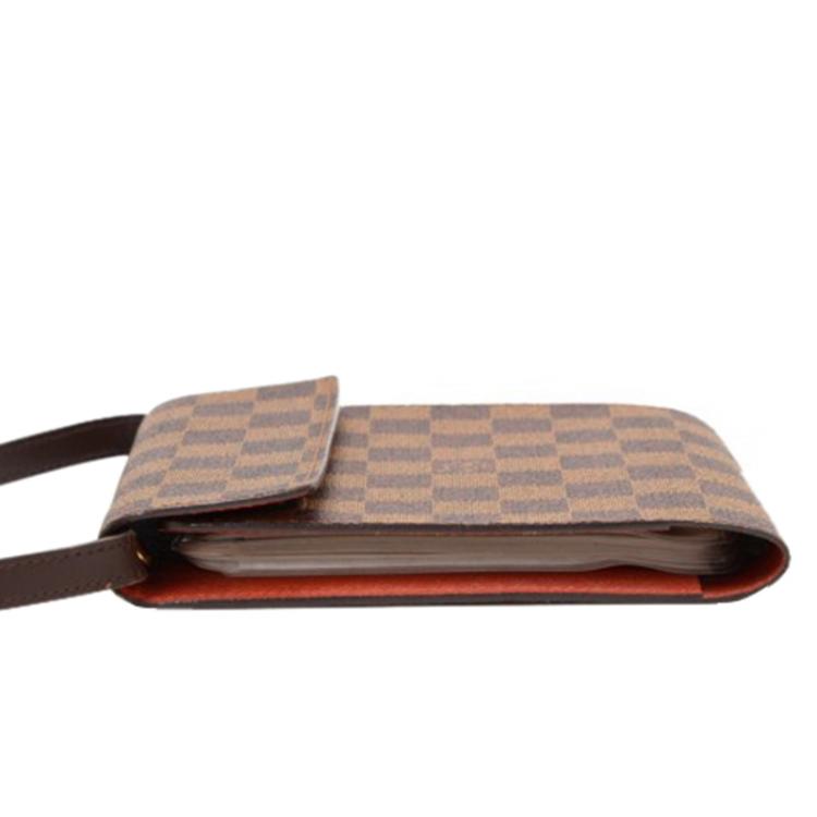 Pre Owned Louis Vuitton Damier Ebene Canvas CD Case Holder