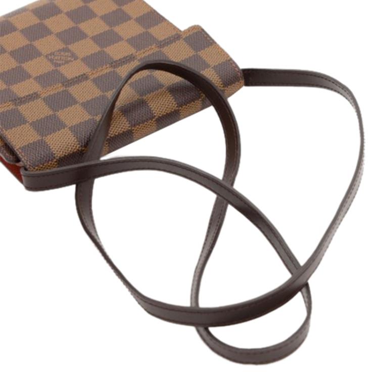 Pre Owned Louis Vuitton Damier Ebene Canvas CD Case Holder