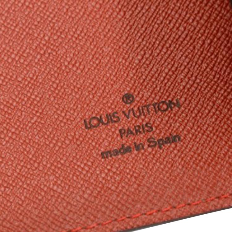 Pre Owned Louis Vuitton Damier Ebene Canvas CD Case Holder