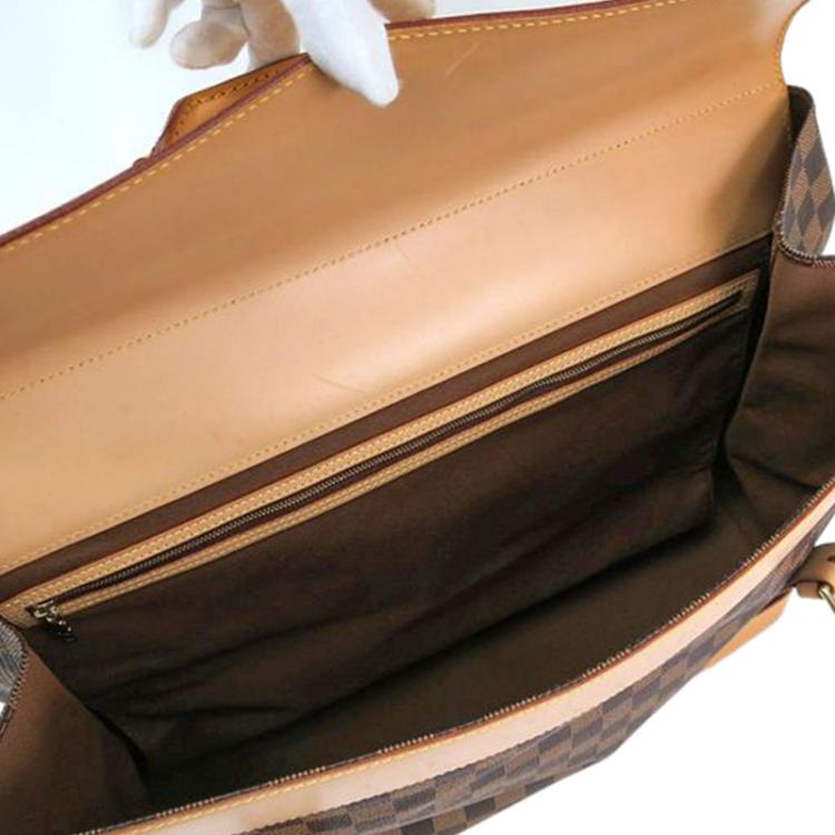 Pre Owned Louis Vuitton Damier Ebene Canvas Limited Edition Centenaire West End Travel Bag