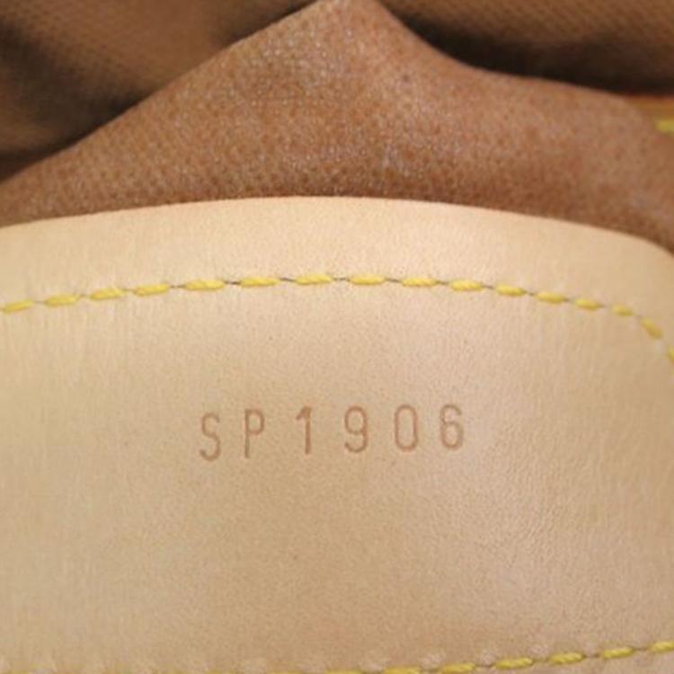 Pre Owned Louis Vuitton Monogram Canvas Sac Polochon Travel Bag