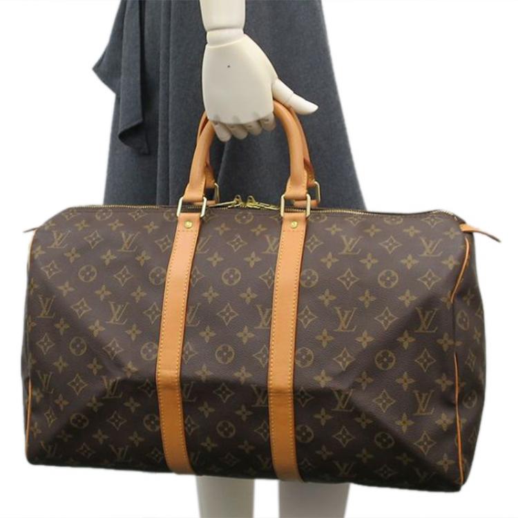 Pre Owned Louis Vuitton Monogram Canvas Keepall 45