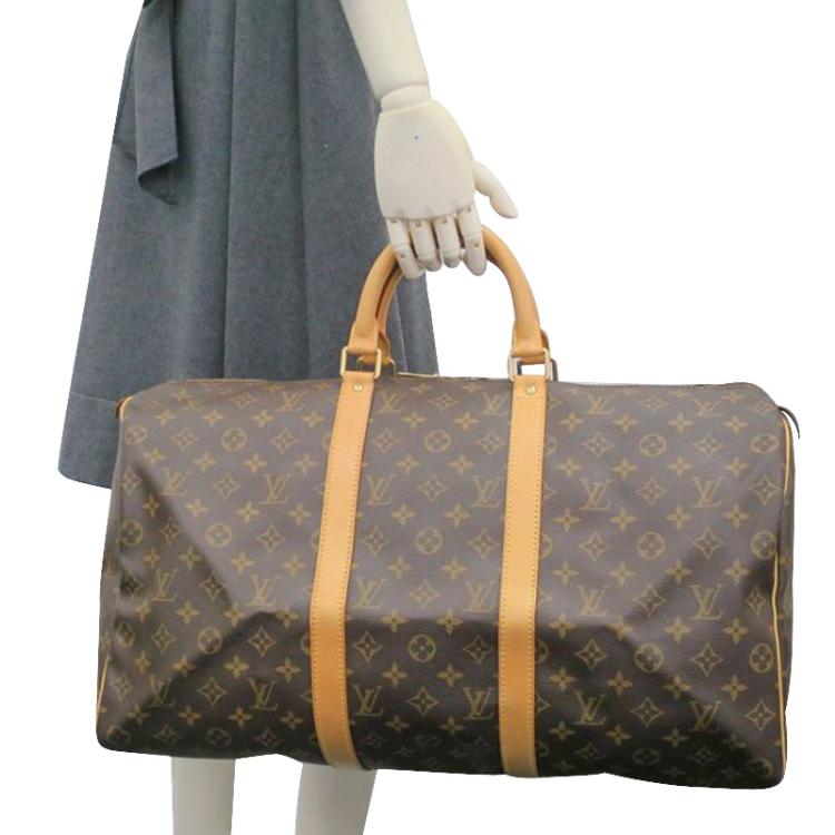 Pre Owned Louis Vuitton Monogram Canvas Keepall 50