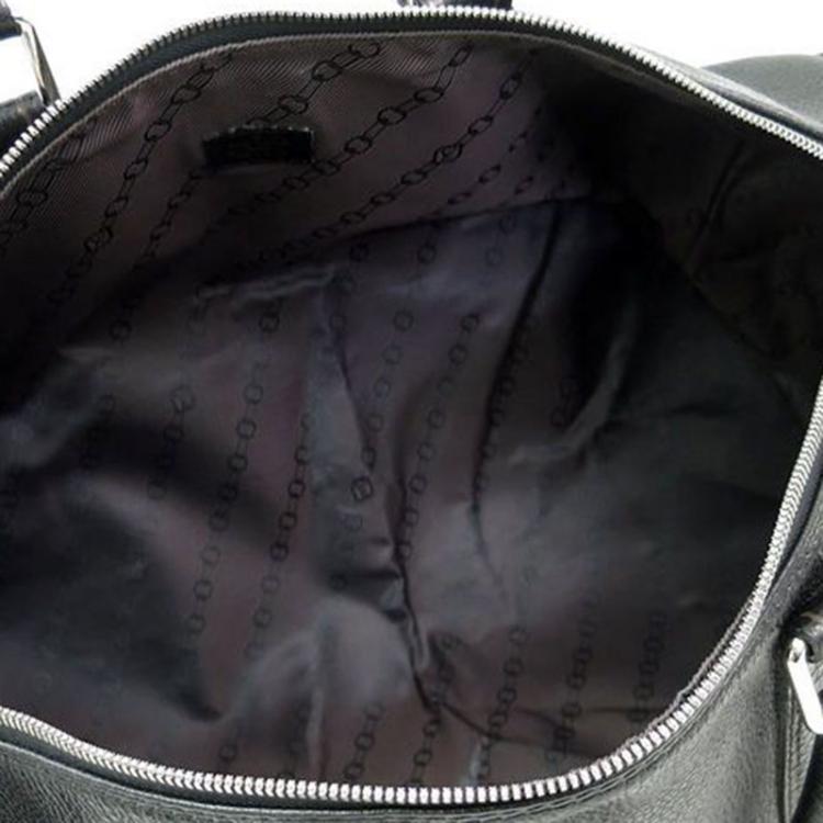Pre Owned Louis Vuitton Limited Edition Black Tobago Leather Keepall 50 Bag