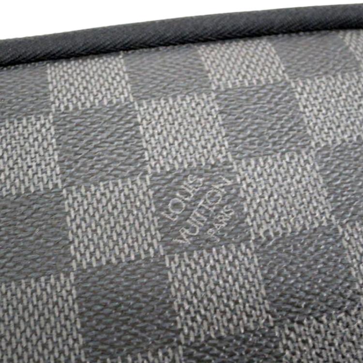 Pre Owned Louis Vuitton Damier Graphite Canvas Sleeve PM Laptop Bag