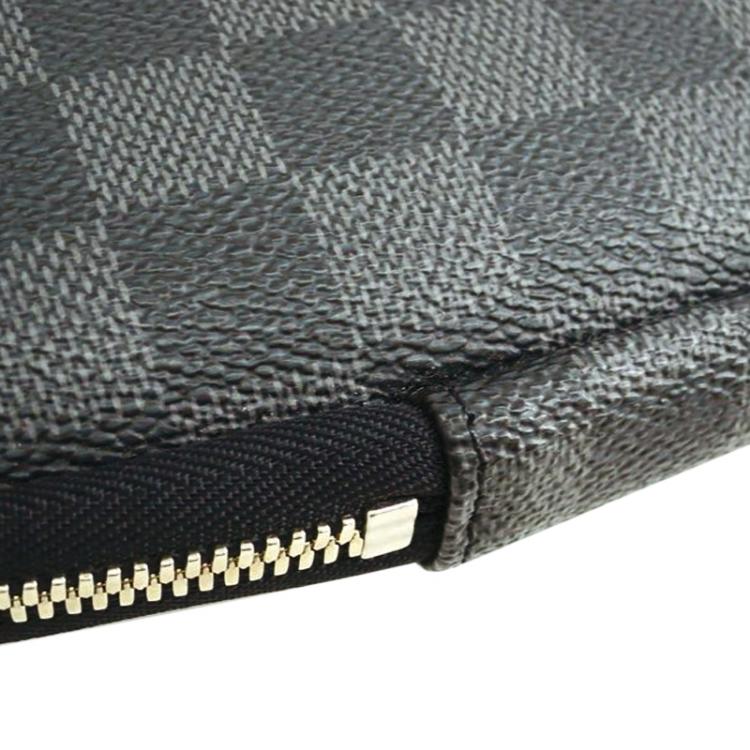 Pre Owned Louis Vuitton Damier Graphite Canvas Sleeve PM Laptop Bag