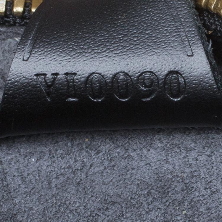 Pre Owned Louis Vuitton Black Epi Leather Mabillon Backpack Bag