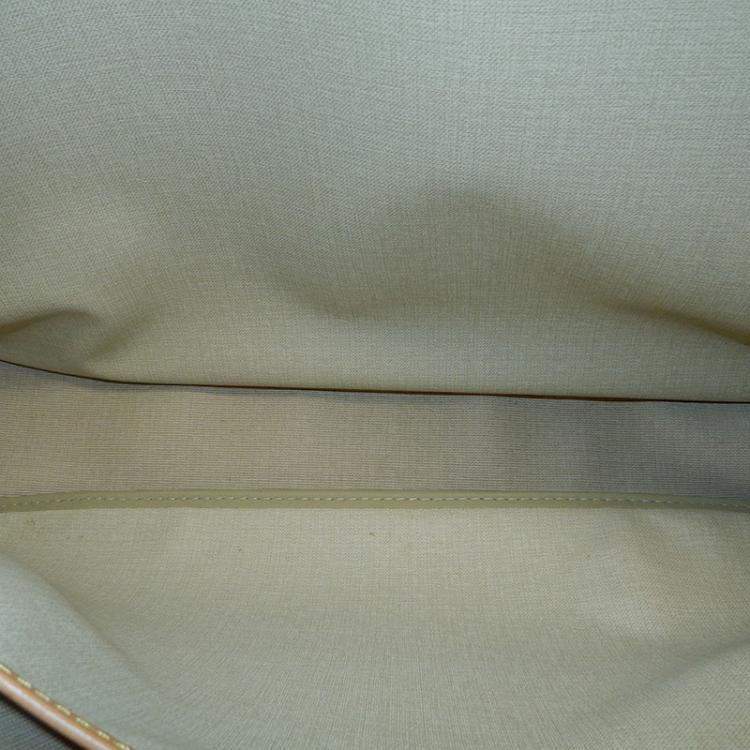 Pre Owned Louis Vuitton Monogram Canvas Alize 24 Heures Briefcase 
