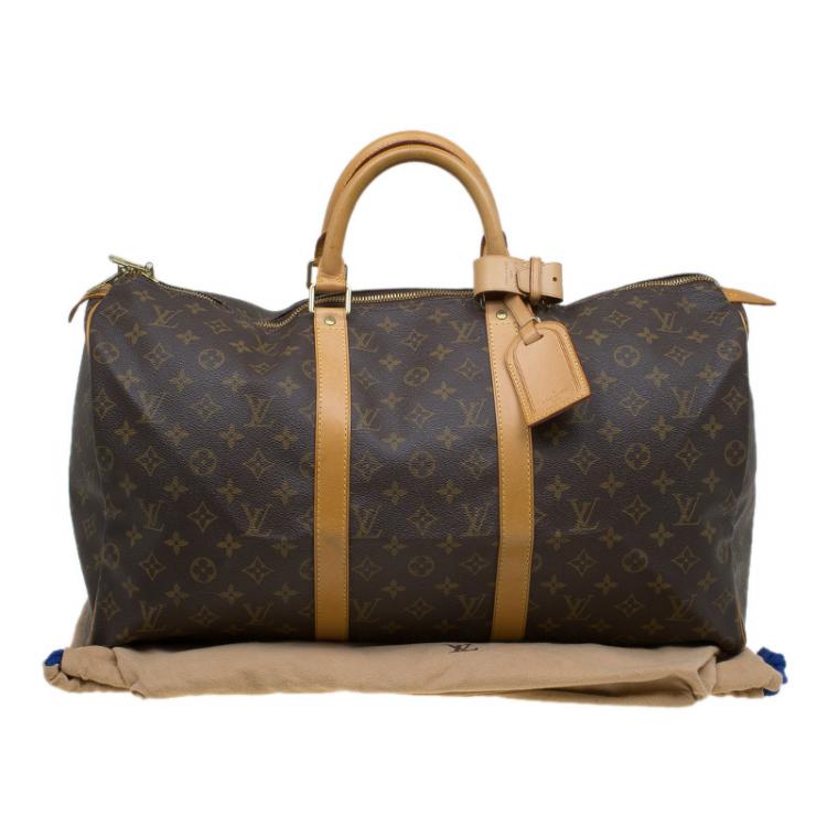 Pre Owned Louis Vuitton Monogram Canvas Keepall 50