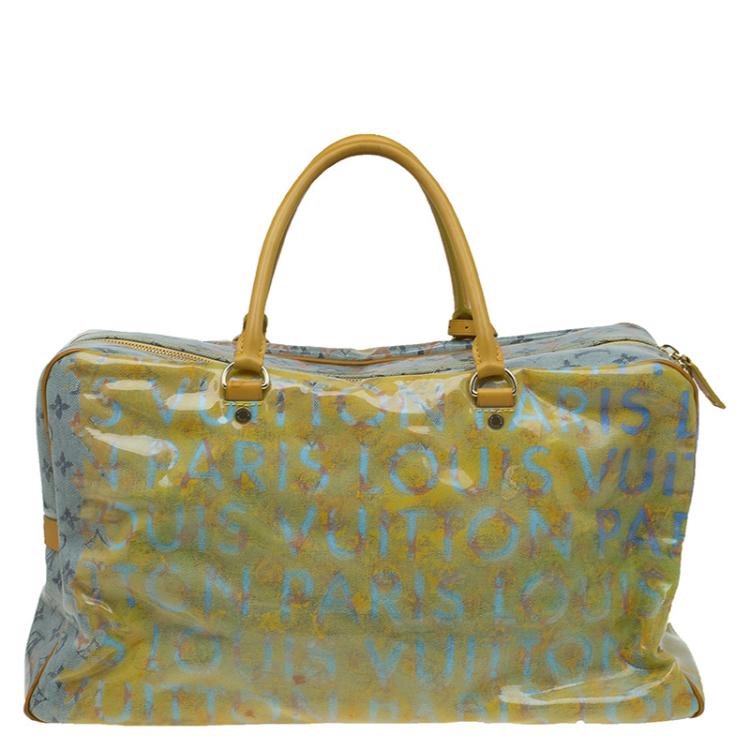 Pre Owned Louis Vuitton Multicolor Monogram Limited Edition Pulp Weekender GM