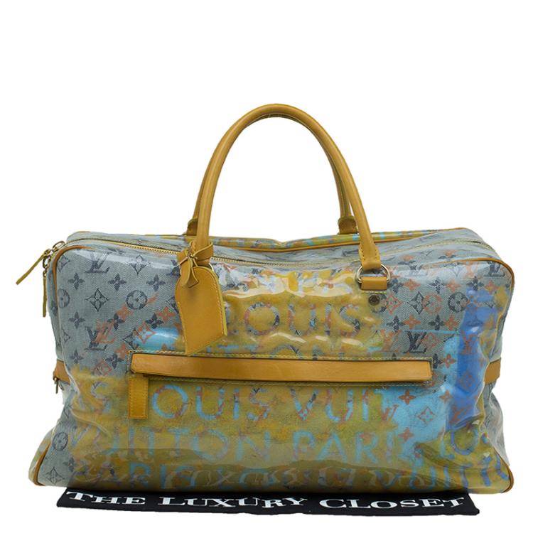 Pre Owned Louis Vuitton Multicolor Monogram Limited Edition Pulp Weekender GM