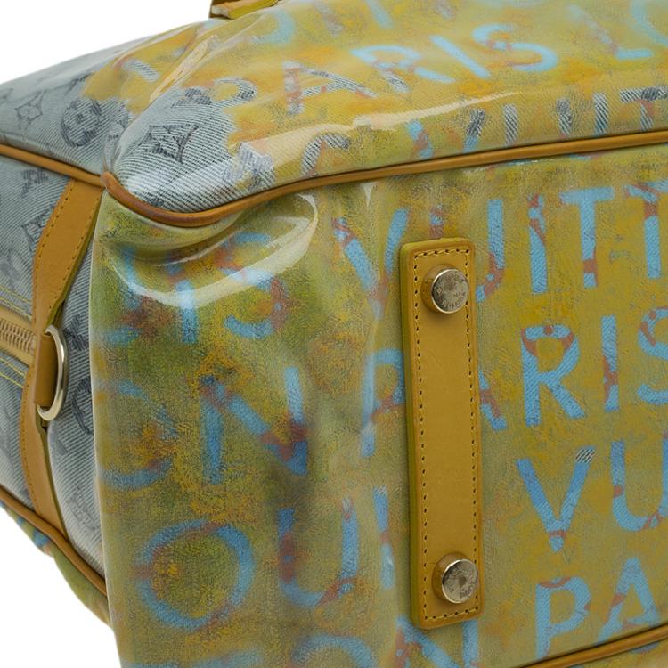 Pre Owned Louis Vuitton Multicolor Monogram Limited Edition Pulp Weekender GM