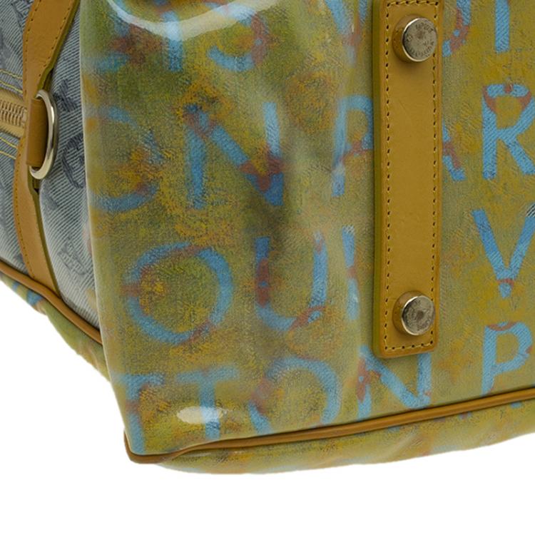 Pre Owned Louis Vuitton Multicolor Monogram Limited Edition Pulp Weekender GM