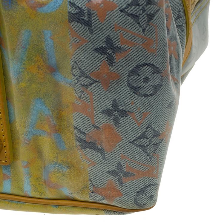 Pre Owned Louis Vuitton Multicolor Monogram Limited Edition Pulp Weekender GM