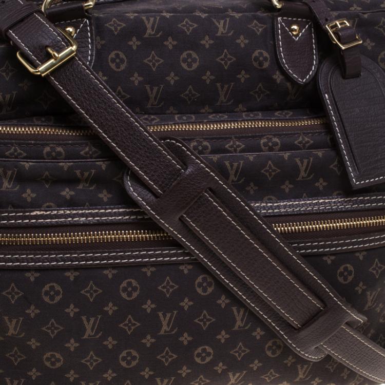Pre Owned Louis Vuitton Fusain Monogram Mini Lin Sac a Langer Diaper Bag