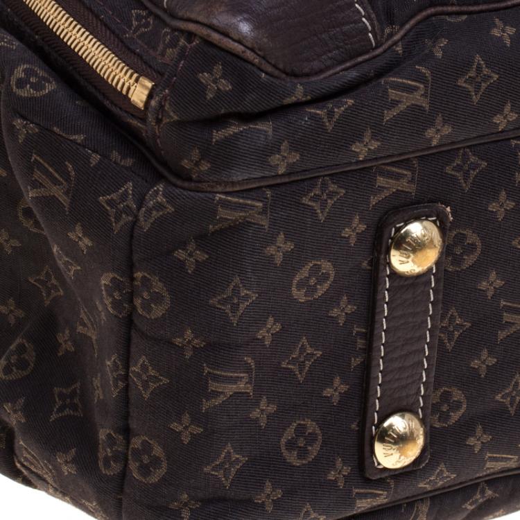 Pre Owned Louis Vuitton Fusain Monogram Mini Lin Sac a Langer Diaper Bag