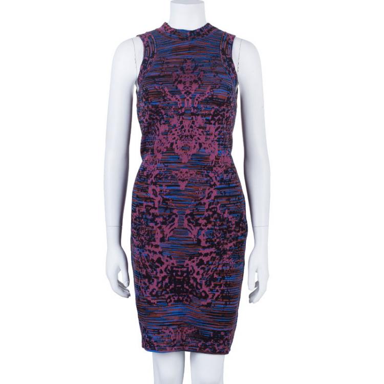 Pre Owned M Missoni Racerback Knit Body-Con Dress M