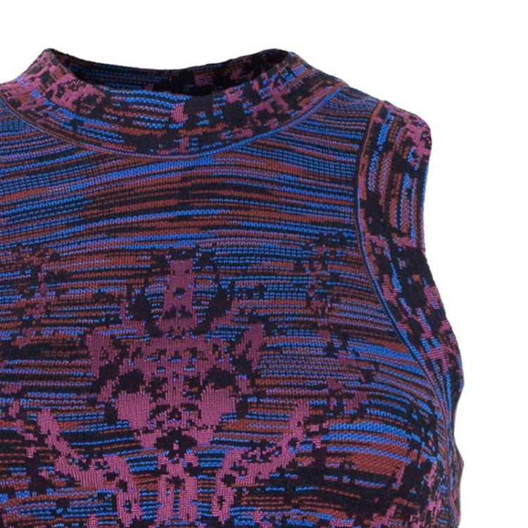 Pre Owned M Missoni Racerback Knit Body-Con Dress M