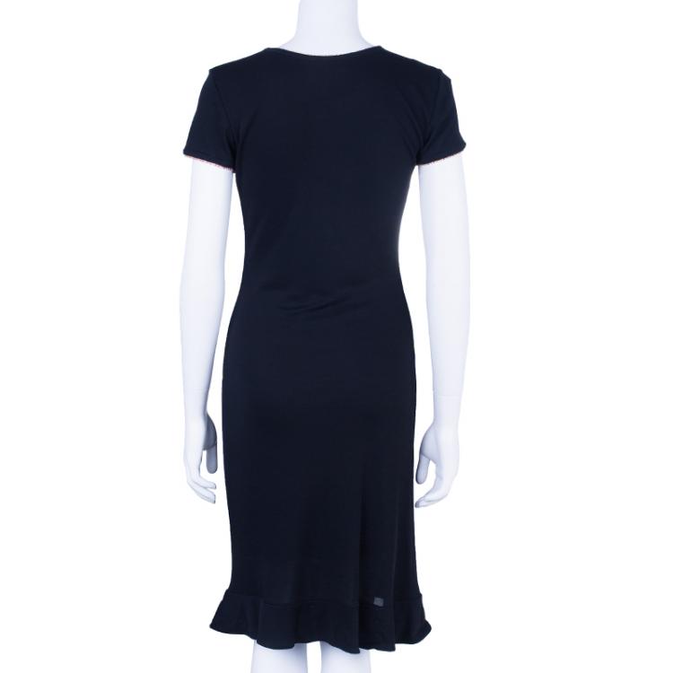 Pre Owned M Missoni Black Stretch Dress S