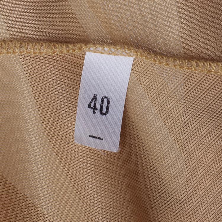 Pre Owned M Missoni Knit Multicolor Ruched Dress S