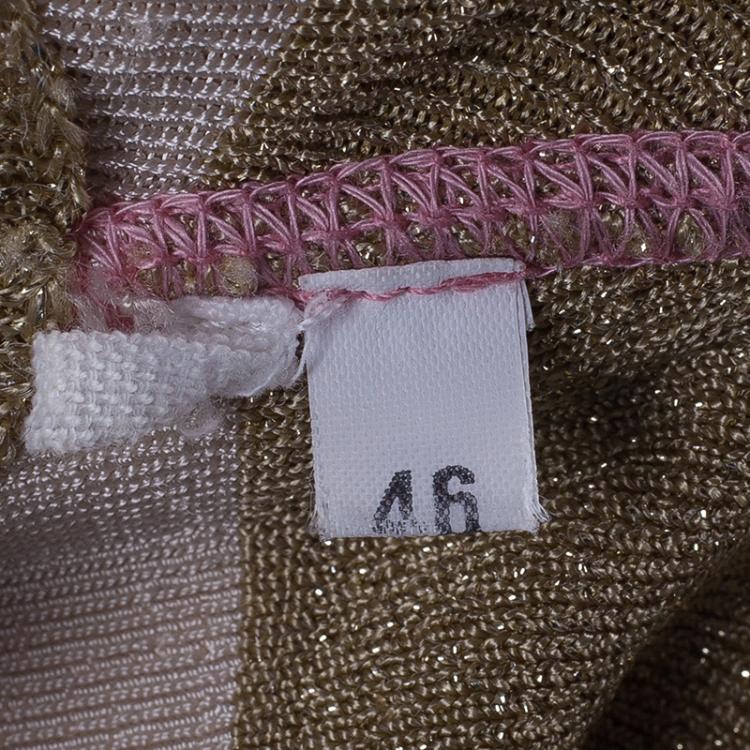 Pre Owned M Missoni Multi-print Maxi Dress L