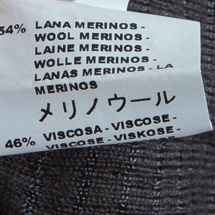 Pre Owned M Missoni Grey Cardigan M