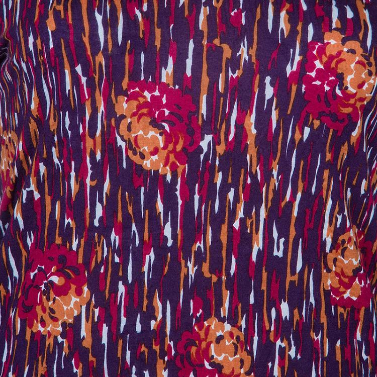 Pre Owned M Missoni Multicolor Long Sleeve Knit top L
