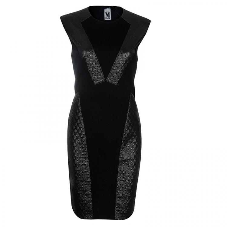 Pre Owned M Missoni Contrast Panel Dress M