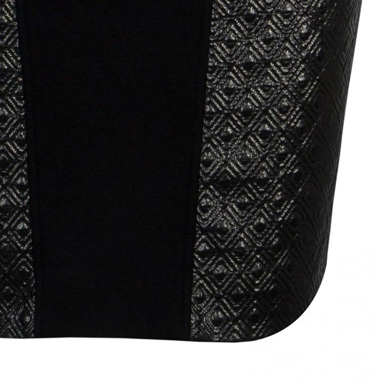 Pre Owned M Missoni Contrast Panel Dress M