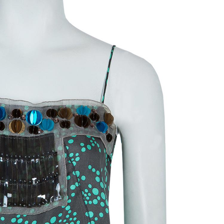 مملوكة مسبقًا M Missoni Multicolor Dotted Dress M