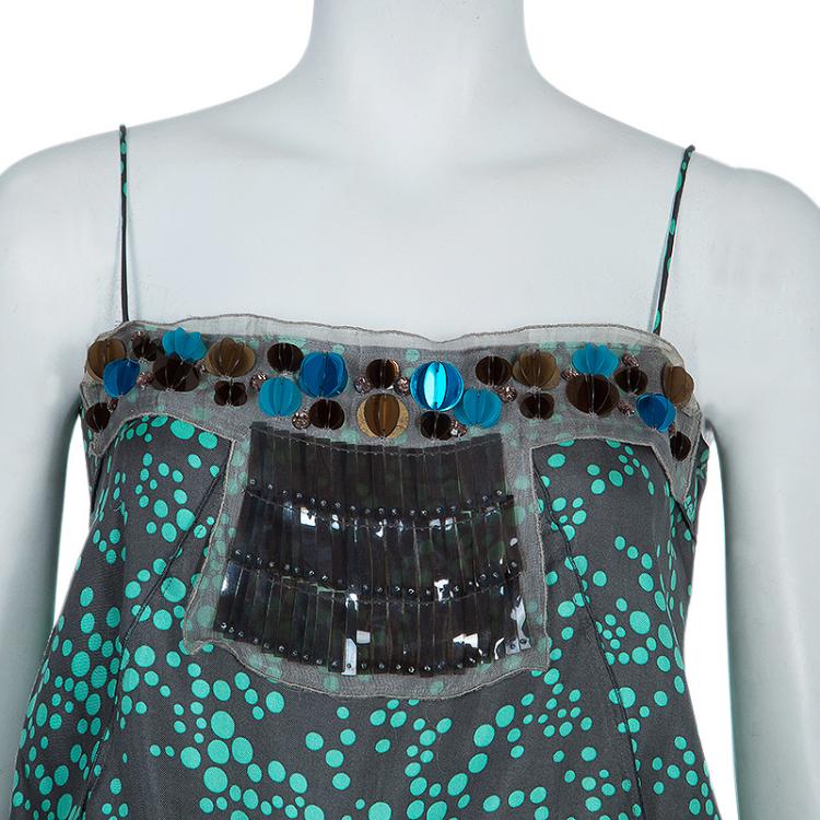 مملوكة مسبقًا M Missoni Multicolor Dotted Dress M
