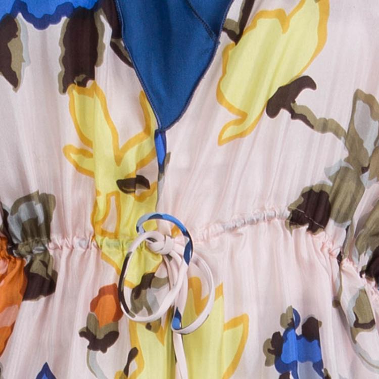 Pre Owned M Missoni Multicolor Floral Printed Kaftan L