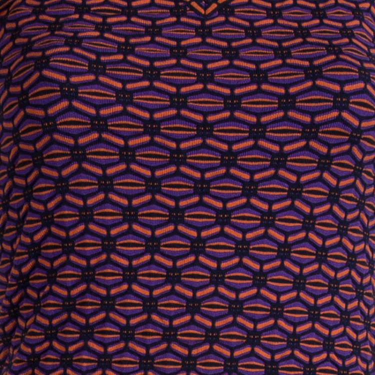 مملوكة مسبقًا M Missoni Multicolor Knit Sleeveless Sheath Dress M