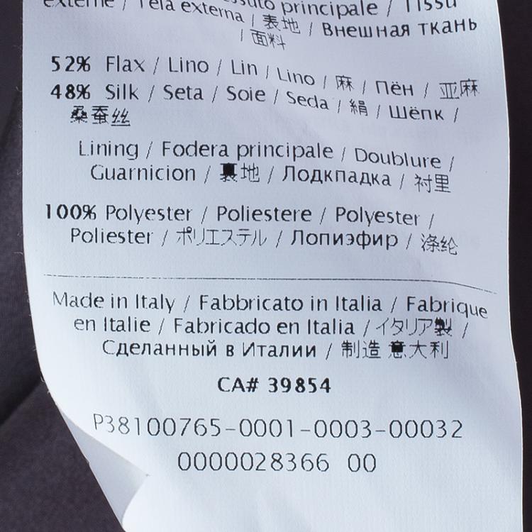 Pre Owned M Missoni Purple Linen Top M