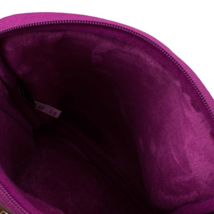 Pre Owned Marc by Marc Jacobs Pink Fabric Vertical Dreamy Logo Laptop Case