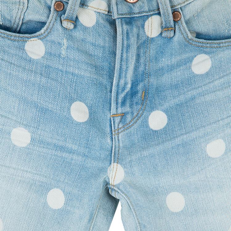 Pre Owned Marc by Marc Jacobs Lily Dot Blue Ripped Jeans S