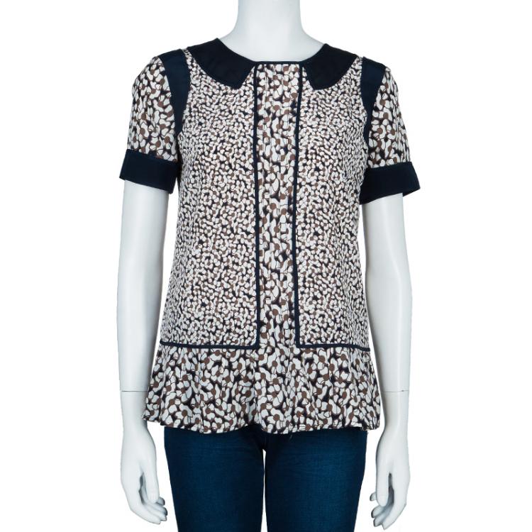 Pre Owned Marc by Marc Jacobs Printed Blouse S