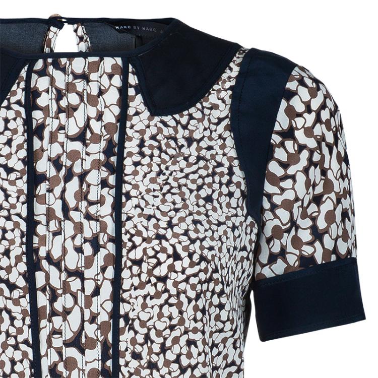 Pre Owned Marc by Marc Jacobs Printed Blouse S