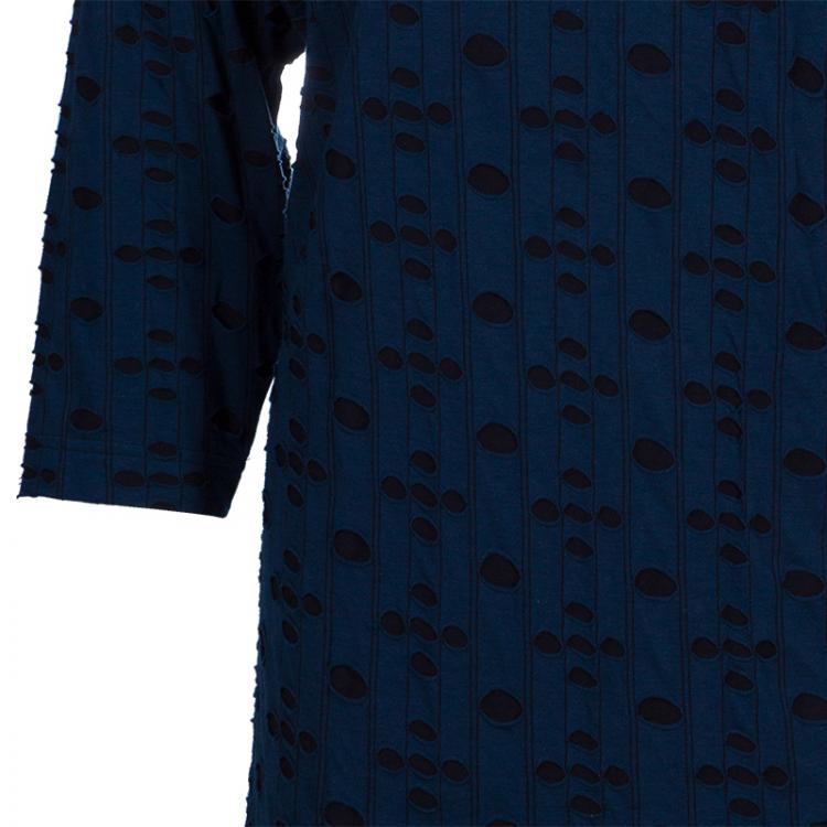 مملوكة مسبقًا Marc by Marc Jacobs Navy Button Front Dress M