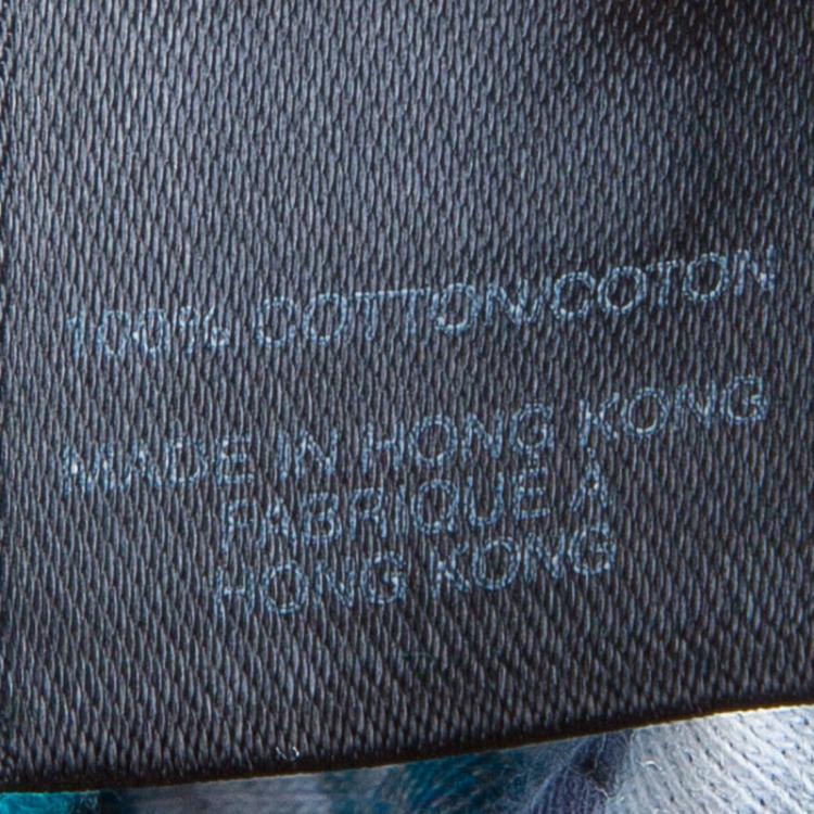 Pre Owned Marc by Marc Jacobs Blue Striped A-line Knit Dress L