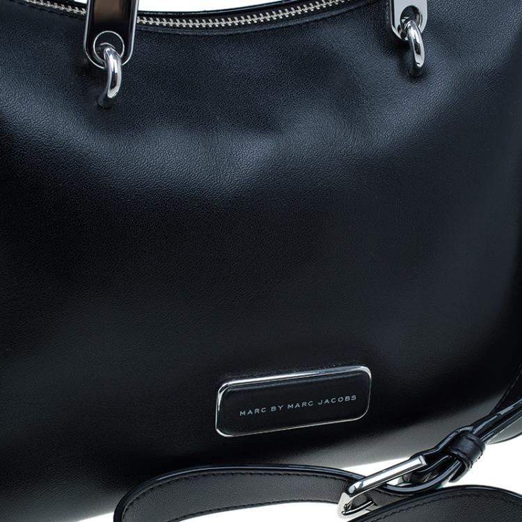 Pre Owned Marc by Marc Jacobs Black Leather Ninja Nano Crossbody Bag