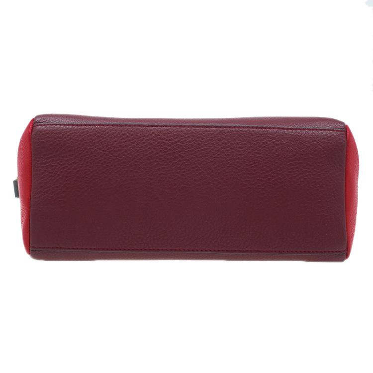 Pre Owned Marc by Marc Jacobs Cabernet Red Leather Diana Satchel