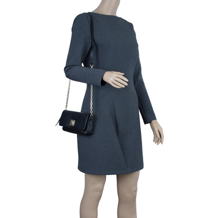 Pre Owned Marc by Marc Jacobs Black Leather Monica Crossbody Bag