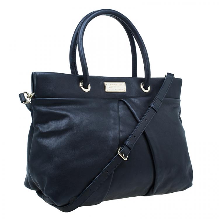 Pre Owned Marc by Marc Jacobs Black Leather Marchive Tote Bag