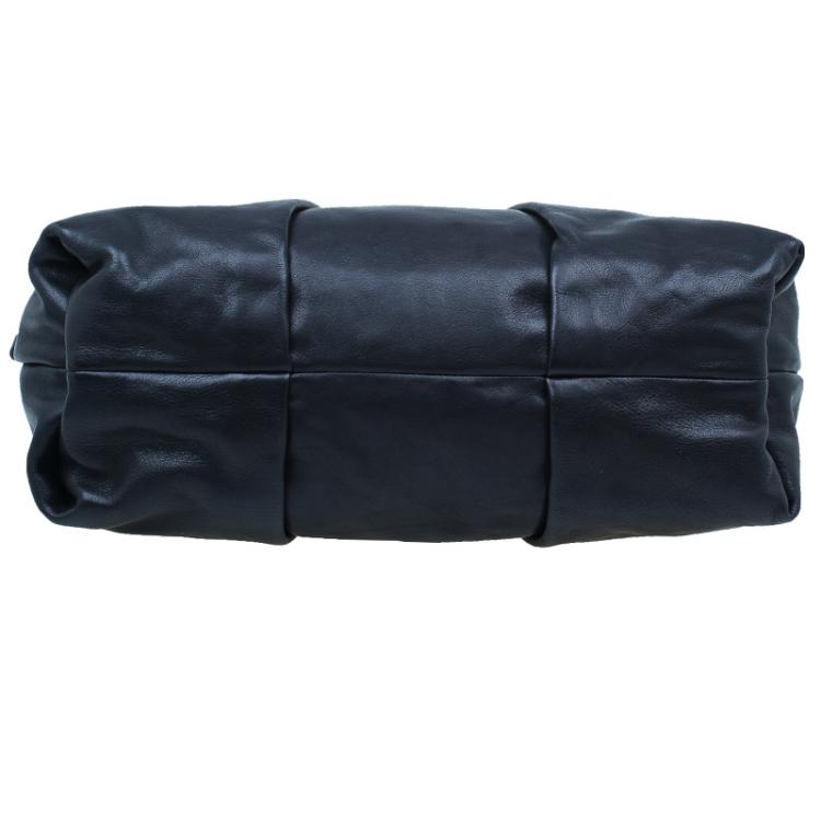 Pre Owned Marc by Marc Jacobs Black Leather Marchive Tote Bag